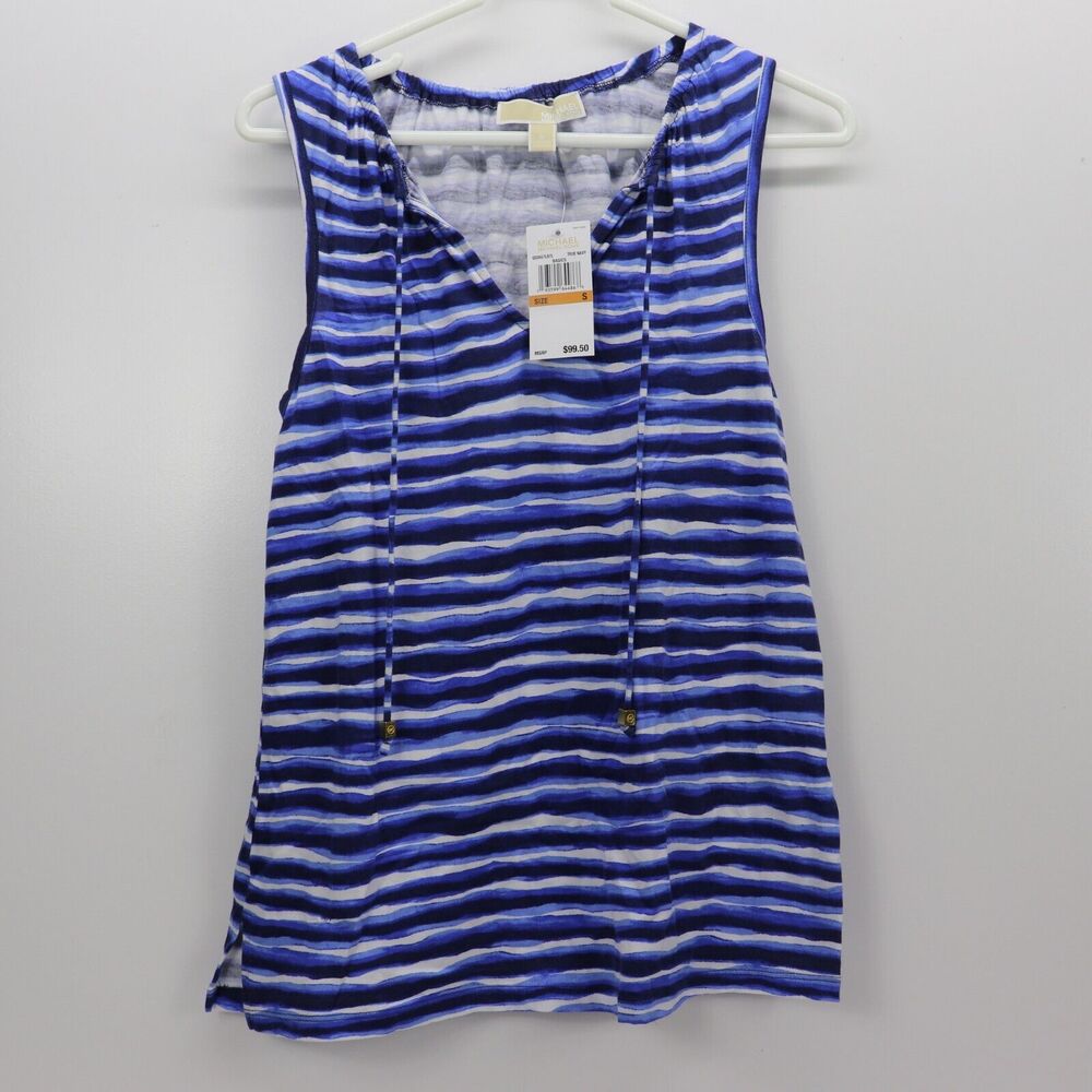 Michael Kors True Navy Basics Tank Womens Size S NWT